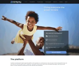 Carepay.com(Giving Everyone the Power to Care) Screenshot