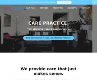 Carepractice.com(Care Practice) Screenshot