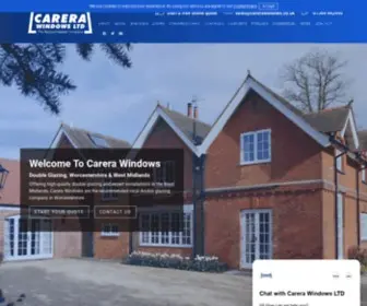 Carerawindows.co.uk(Double Glazing Worcester) Screenshot