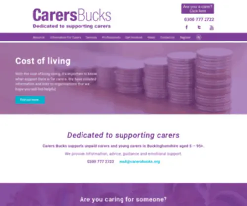 Carersbucks.org(Carers Bucks) Screenshot