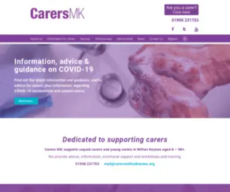 Carersmiltonkeynes.org(Carers MK) Screenshot