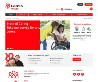 Carerswales.org(Carers UK) Screenshot