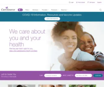 Caresource.com(Health Care with Heart) Screenshot