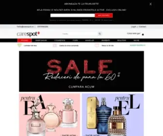 Carespot.ro(Parfumerie, Produse Cosmetice & Make Up Online) Screenshot