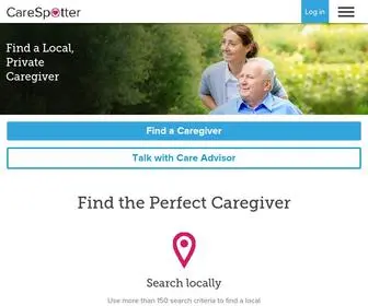 Carespotter.com(Find the Perfect Caregiver) Screenshot