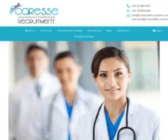 Caresserecruitment.com(About Us) Screenshot