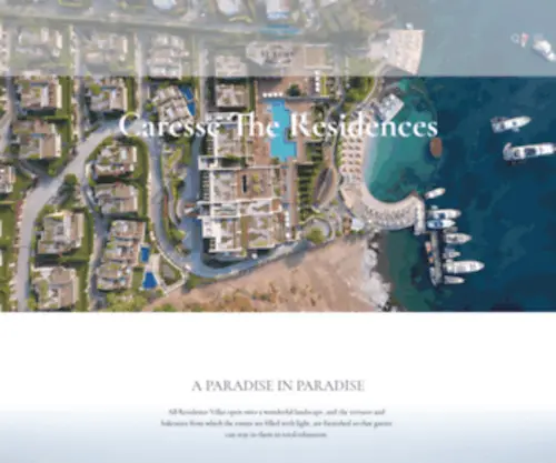 Caresseresidences.com(Caresse Residences) Screenshot