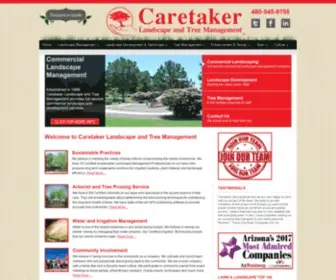 Caretakerlandscape.com(Landscape and Tree Maintenance) Screenshot