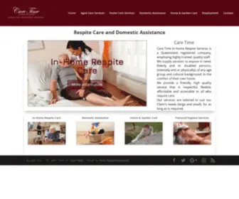 Caretime.com.au(In-Home Respite Care) Screenshot