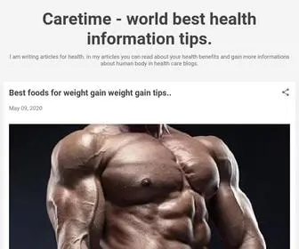 Caretime.in(World best health information tips) Screenshot