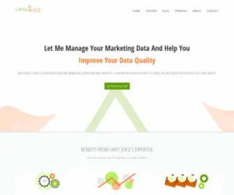 Caretjuice.com(Caret Juice Marketing) Screenshot
