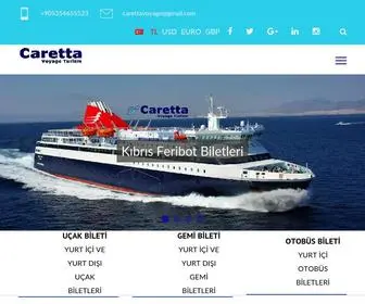 Caretta-Turizm.com(WordPress) Screenshot