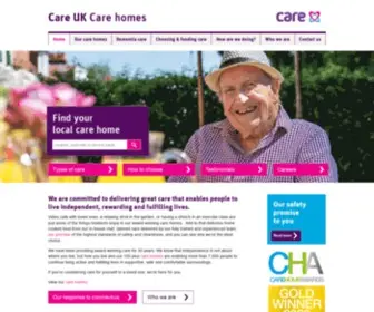 Careuk.com(Care Homes) Screenshot