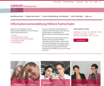 Careum-Bildungszentrum.ch(For the future of health and care) Screenshot