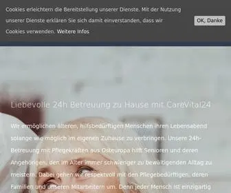 Carevital24.de(Betreuung in häuslicher Gemeinschaft) Screenshot