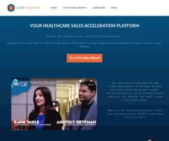 Carevoyance.com(Healthcare analytics) Screenshot