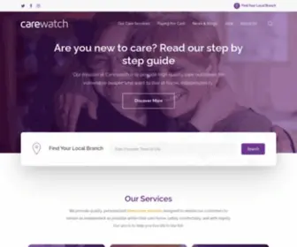 Carewatch.co.uk(Home) Screenshot