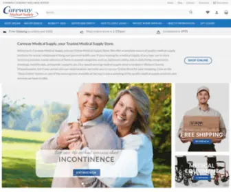 Carewaywellness.com(Careway medical supply) Screenshot