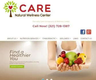 Carewellnessfl.com(CARE Natural Wellness Center) Screenshot