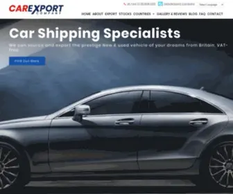 Carexportcompany.com(Car Export Company UK) Screenshot