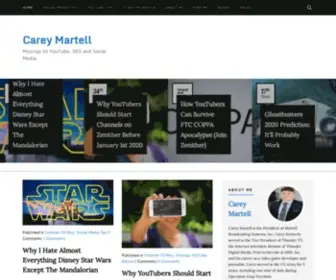 Careymartell.com(Carey Martell) Screenshot