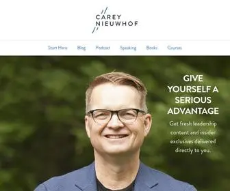 Careynieuwhof.com(On-Demand Courses on Leadership, Productivity & More) Screenshot