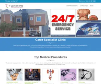 Carezclinic.com(Carez Clinic) Screenshot