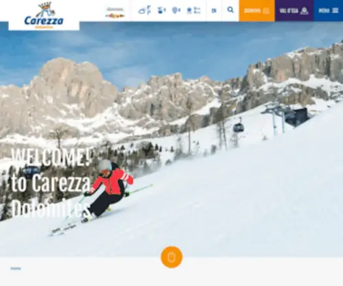 Carezza.com(Südtirol) Screenshot