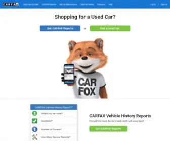 Carfax.com(Uw voertuighistorie rapport) Screenshot