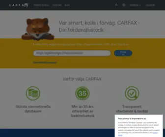 Carfax.se(Kolla din bil och skaffa fordonshistorik) Screenshot
