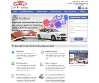 Carfinancedelhi.com(Car Finance) Screenshot