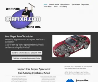 Carfixr.com(Las Vegas CarFixer) Screenshot