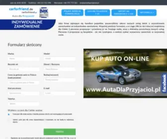 Carforfriend.pl(Import samochodów używanych na zamówienie z Niemiec) Screenshot