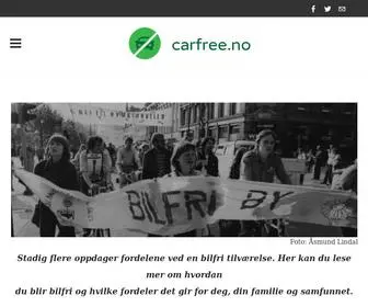 Carfree.no(Velkommen til) Screenshot