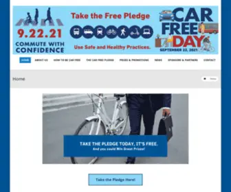 Carfreemetrodc.org(Car Free Day) Screenshot