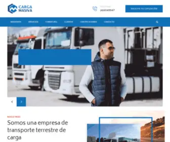 Cargamasiva.co(Soluciones integrales en transporte) Screenshot