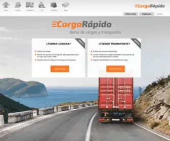 Cargarapido.com(Bolsa de cargas y transportes) Screenshot