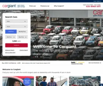 Cargiant.co.uk Screenshot