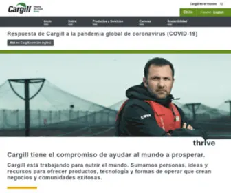 Cargill.cl(Cargill tiene el compromiso de ayudar al mundo a prosperar) Screenshot