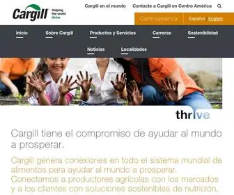 Cargill.com.hn(Cargill tiene el compromiso de ayudar al mundo a prosperar) Screenshot