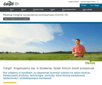Cargill.com.pl(Angażujemy się w działania) Screenshot