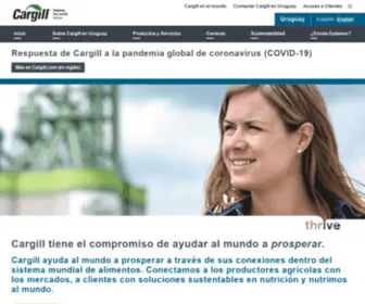 Cargill.com.uy(Cargill tiene el compromiso de ayudar al mundo a prosperar) Screenshot