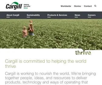 Cargill.com(Provider of food) Screenshot