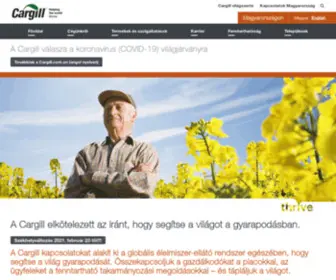 Cargill.hu(Cargill Magyarországon) Screenshot