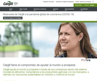 Cargillargentina.com.ar(Cargill tiene el compromiso de ayudar al mundo a prosperar) Screenshot