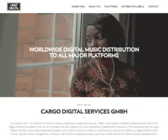 Cargo-Digital.net(Digital Music Distribution) Screenshot