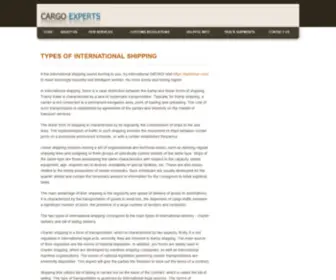 Cargo-Experts.net(Cargo Shipping) Screenshot