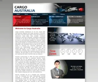 Cargoaustralia.com.au(Container shipping in Australia) Screenshot