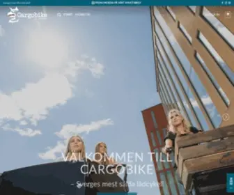 Cargobike.se(Sveriges mest sålda lådcykel) Screenshot