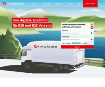 Cargoboard.com(Einfach effizient Transporte vergleichen und buchen) Screenshot